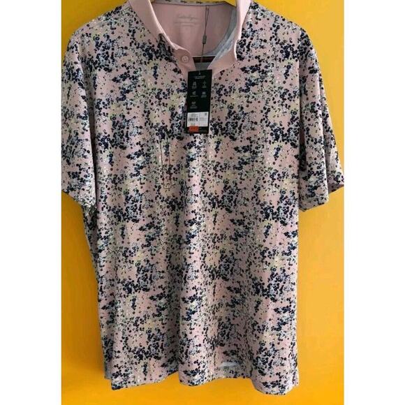 Walter Hagen NWT Performance 11 Garden Party Printed Short Sleeve Polo Sz S A111 - Picture 1 of 5